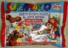 A bag of Super Mario Chocolates.