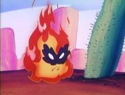 Fryguy, as he appeared in The Super Mario Bros. Super Show!