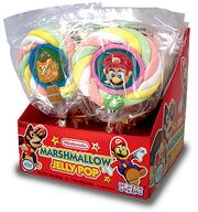 The sweet candy product, Marshmallow Jelly Pop.