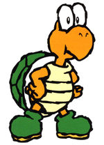 A Koopa Troopa from Super Mario World 2: Yoshi's Island.