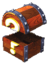 A Treasure Chest in Super Mario RPG.
