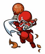 Ninja, as he appears in Mario Hoops 3 on 3.