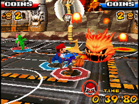 A Bomb in Mario Hoops 3 on 3