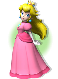 Profile art of Princess Peach in Mario Kart Arcade GP 2.