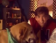 Kevin Keene and his dog Duke