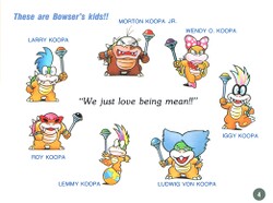 The Koopalings in Super Mario Bros. 3.