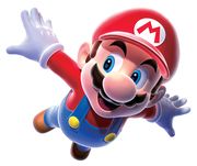 Mario blasting from a Launch Star.