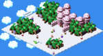 The floating Nimbus Land.