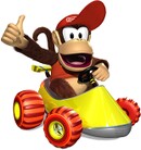 Diddy as seen in Diddy Kong Racing DS.