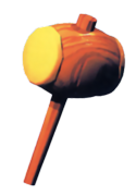 Mario's first Hammer from Super Mario RPG: Legend of the Seven Stars.