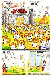 Toads as seen in the Nintendo Comics System comics published by Valiant.