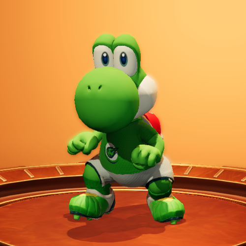 File Yoshi No Gear Mario Strikers Battle League Png Super Mario