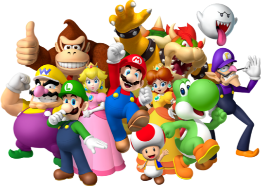 File:Mario and Friends Artwork.png - Super Mario Wiki, the Mario ...