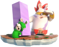 Rabbid Luigi - Super Mario Wiki, the Mario encyclopedia