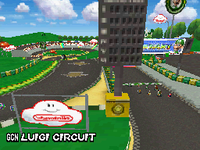 Luigi Circuit Gcn Super Mario Wiki The Mario Encyclopedia