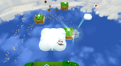 Cloudy Court Galaxy - Super Mario Wiki, the Mario encyclopedia
